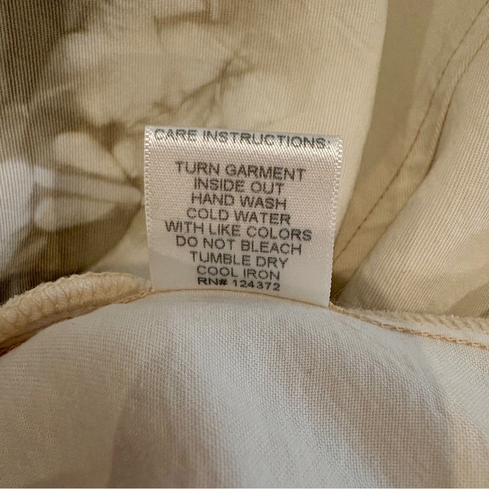 NWOT Maven West Cream Tie Dye Dress Size Small - Picture 7 of 7